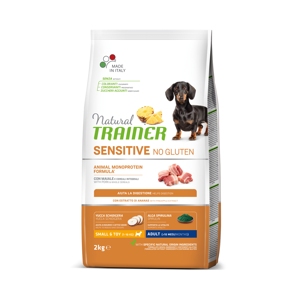 SPECIALTY NUTRITION SENSITIVE MONOPROTEICO ANIMALE NO GLUTEN SMALL&TOY ADULTO CON MAIALE E CEREALI INTEGRALI