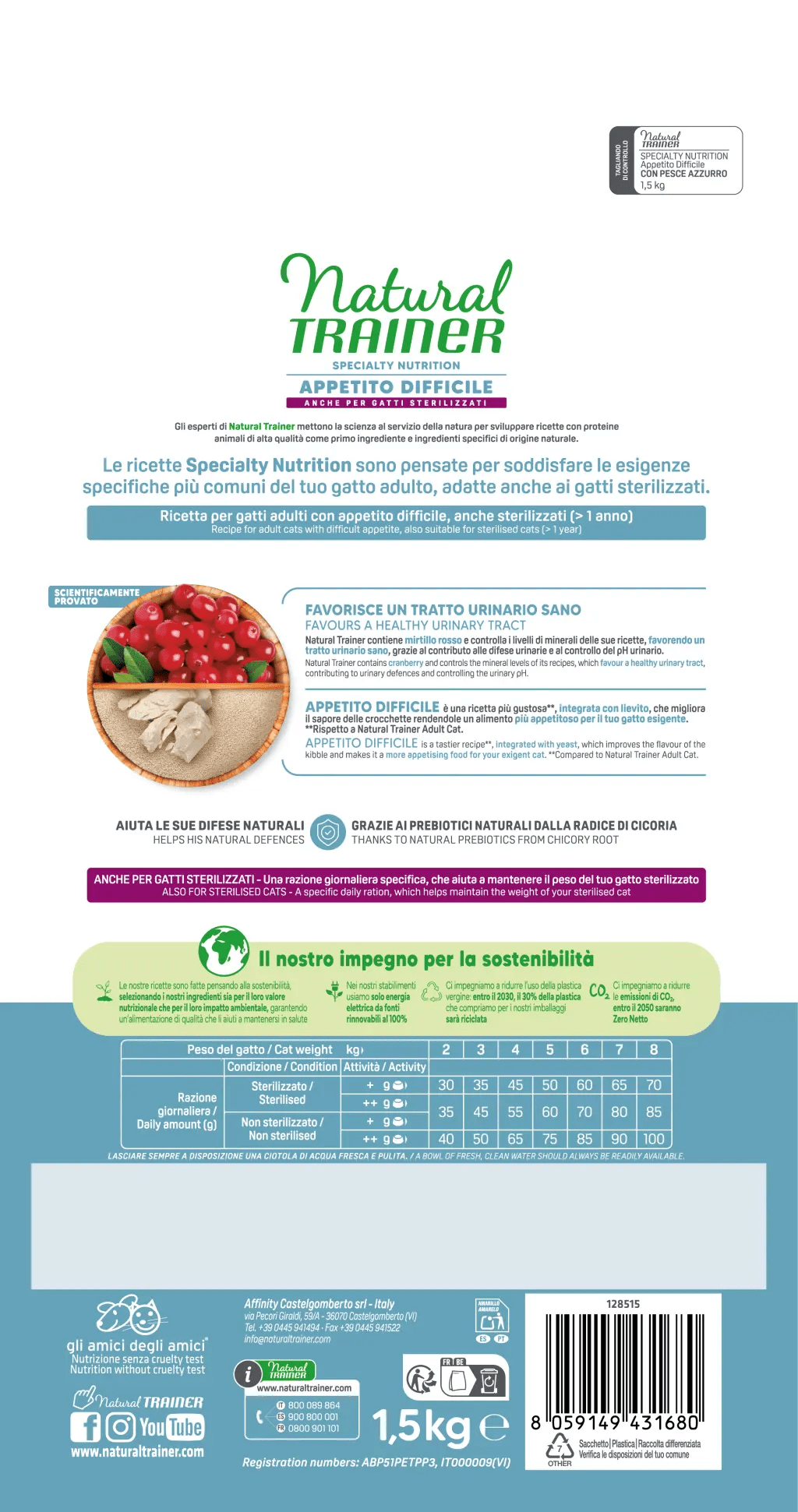 SPECIALTY NUTRITION APPETITO DIFFICILE CON PESCE AZZURRO